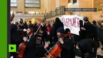 Une soirée en soutien aux Casques blancs interrompue par une manifestation anti-guerre