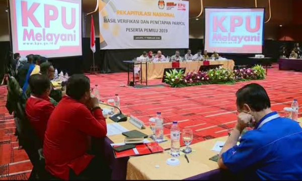 Inilah 14 Parpol yang Lolos Verifikasi Peserta Pemilu 2019