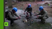 Ce drone cracheur de feu est la nouvelle terreur des ordures aériennes en Chine