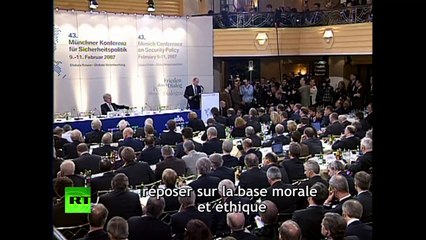 Le célèbre discours de Vladimir Poutine sur les politiques de défense à Munich en 2007 (Archive)