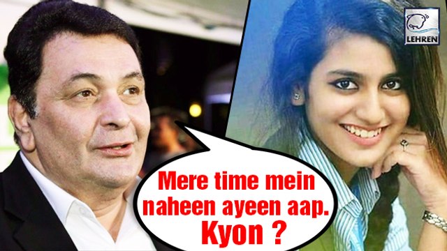 Rishi Kapoor Can't Stop Praising Internet Sensation Priya Varrier