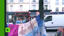 Promenade au cœur de Paris avec des migrants refoulés de la «Jungle» de Calais