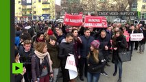 Des Albanais manifestent pour soutenir l’ex-Premier ministre du Kosovo