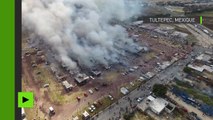 Mexique : les ruines fumantes du marché de feux d'artifice après l’explosion