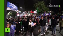 «Défendez  Milan !» : les Italiens manifestent contre l’accueil des réfugiés