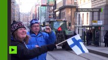 Tracteurs contre sanctions ! Des fermiers manifestent contre la politique agricole à Helsinki
