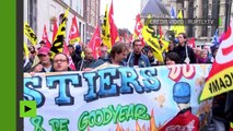 Défilé à Amiens en soutien aux huit salariés de Goodyear condamnés