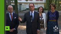 François Hollande promeut la relocalisation des réfugiés de la «Jungle» de Calais