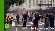 Affrontements devant la préfecture de Loire-Atlantique à Nantes