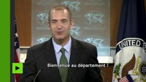 Etats-Unis : pour le porte-parole du département d'Etat, la transparence est hilarante