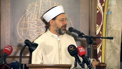 Diyanet İşleri Başkanı Erbaş, Sabah Namazında Vatandaşlarla Buluştu