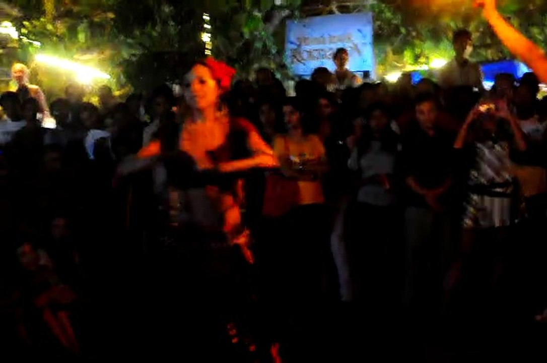 Kathak with Fire Dancer