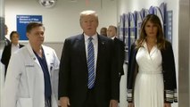 Trump visita sobreviventes de massacre na Florida