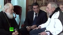 Cuba : le patriarche orthodoxe Cyrille rencontre Fidel Castro