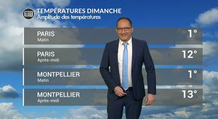 Météo dimanche : belle amplitude des températures