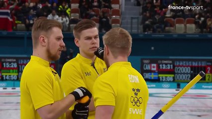 JO 2018 : Curling Hommes. La Suède prend l'avantage sur le Canada