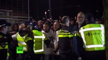 Violente manifestation contre l'arrivée de réfugiés dans une ville des Pays-Bas