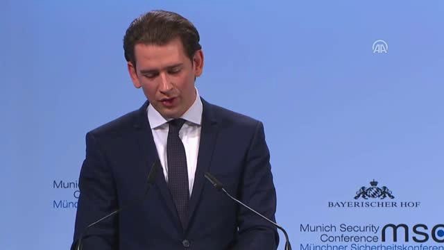 Münih Güvenlik Konferansı - Avusturya Başbakanı Kurz