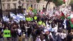 A Londres, des protestataires s’affrontent lors de la visite du «criminel de guerre» Netanyahou