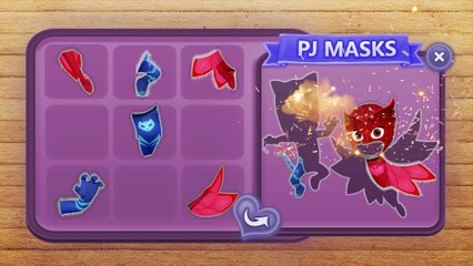 PJ MASKS puzzle game. Let's guess the pieces of PJ MASKS.