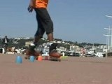 My first tricks (Roller-Slalom 2005)