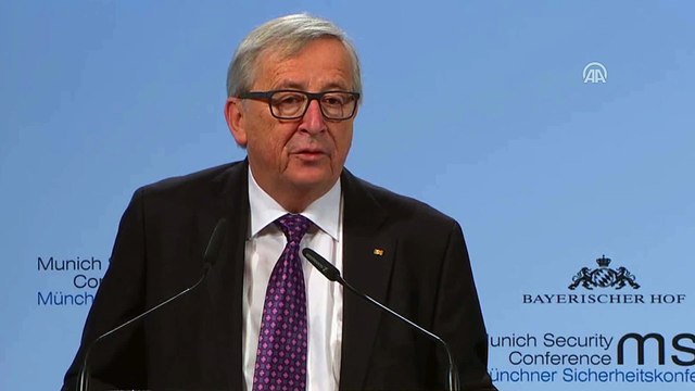 Münih Güvenlik Konferansı - AB Komisyonu Başkanı Juncker - MÜNİH