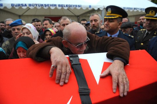 Bursalı Şehit Yüzbaşı Göz Yaşlarıyla Uğurlanıyor