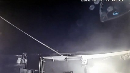 Türk sahil güvenlik botu ve Yunan botunun çarpıştığı o anlar kamerada
