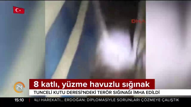 8 katlı, yüzme havuzlu sığınak