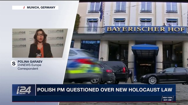i24NEWS DESK | Polish PM questioned over new Holocaust law | Saturday, February 17th 2018