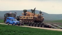 Zeytin Dalı Harekatı - Sınır birliklerine tank, zırhlı personel taşıyıcı ve hafif zırhlı araç sevkiyatı - HATAY