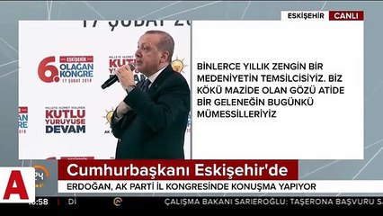 Cumhurbaşkanı Erdoğan: Halk bize Allah�ın emanetidir