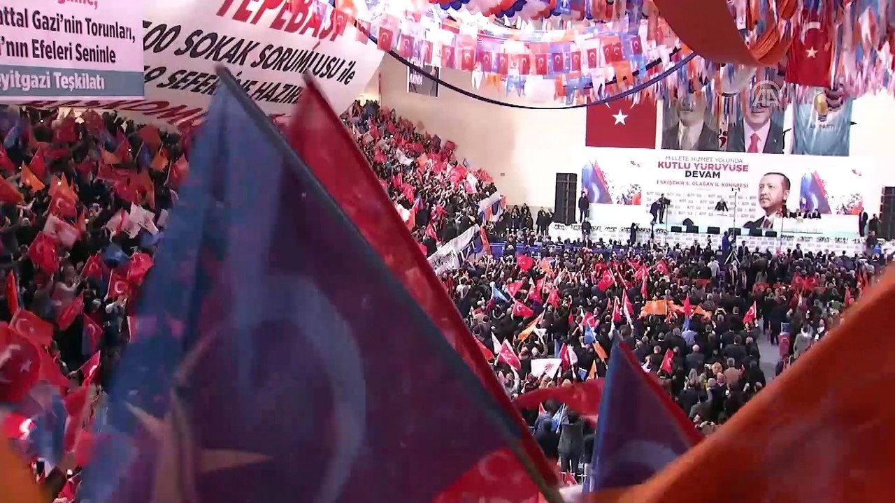Cumhurbaşkanı Erdoğan, AK Parti Eskişehir 6. Olağan İl Kongresi'ne katıldı - ESKİŞEHİR