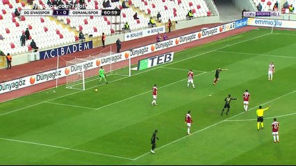 Sokol Cikalleshi Goal HD - Sivasspor 1 - 1 Osmanlispor - 17.02.2018 (Full Replay)
