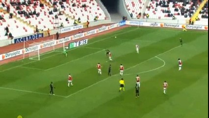 Sokol Cikalleshi Goal - Sivasspor vs Osmanlispor 1-1  17.02.2018 (HD)