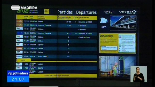 Mais um encerramento do Aeroporto da Madeira devido às condições climatéricas