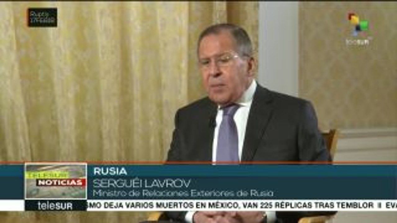 Lavrov reitera que presencia militar de EE.UU. en Siria es ilegal