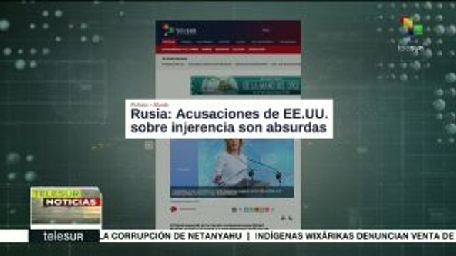 Rusia califica de absurdas las acusaciones de injerencia de EE.UU.