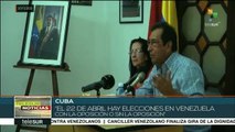 Adán Chávez: 22 de abril hay elecciones en Venezuela