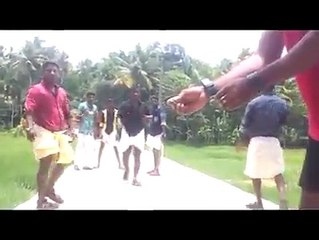 Funny Kerala people cricket  with  fire cracker