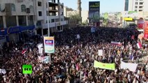 Le peuple yéménite proteste contre la reprise des frappes aériennes de la coalition arabe