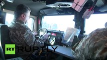 Petro Porochenko accueille dix Humvess américains en Ukraine