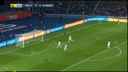 Edinson Cavani Goal - PSG vs Strasbourg 4-2  17.02.2018 (HD)