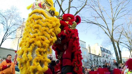 Le nouvel an chinois célébré à Paris