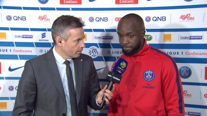 Ligue 1 Conforama - 26ème journée - La réaction de Lassana Diarra après Paris SG/Strasbourg
