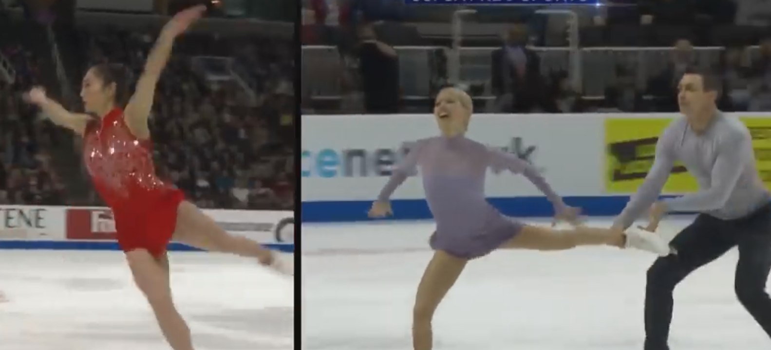 Qu'ELLE - l'Équipe Olympique de patinage artistique des états-UNIS