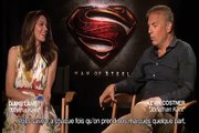 Man Of Steel - Interview - Zack Snyder / Henry Cavill / Kevin Costner