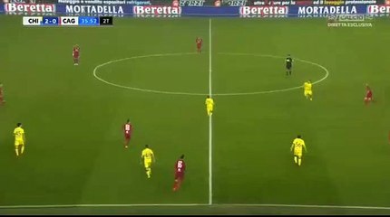 Leonardo Pavoletti  Goal HD - Chievo	2-1	Cagliari 17.02.2018