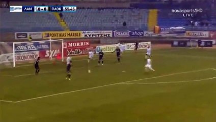 Dimitris Pelkas Goal HD - Lamia 0-1 PAOK 17.02.2018