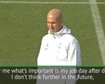 Zidane refuses to discuss Madrid future